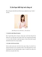 Tài liệu Lí do bạn thất bại nơi công sở pptx