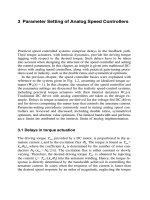 Tài liệu 3 Parameter Setting of Analog Speed Controllers pdf