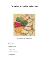 Tài liệu Cá nướng ớt chuông ngâm chua ppt