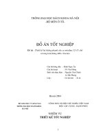 Thiết kế hệ thống phanh cho xe minibus 12 15 chỗ 