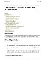 Tài liệu DDR Lab Scenario 2 - Dialer Profiles with Authentication pdf