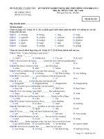Tài liệu BỘ GIÁO DỤC VÀ ĐÀO TẠO KỲ THI TỐT NGHIỆP TRUNG HỌC PHỔ THÔNG NĂM 2008 LẦN 2 Mã đề thi 352 doc