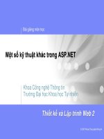 Tài liệu Một số kỹ thuật khác trong ASP.NET pdf