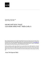 Tài liệu KHUNG KHỔ DỊCH THUẬT CỦA NGÂN HÀNG PHÁT TRIỂN CHÂU Á ppt