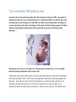 Tài liệu Tạo scandal để quảng cáo docx