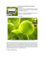 Tài liệu 10 tính năng hấp dẫn trên desktop ở Windows 7 ppt