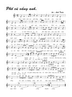 Tài liệu Bài hát phố cũ vắng anh - lời Anh Tuấn (lời bài hát có nốt) docx