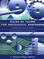 Tài liệu Rules of Thumb Mechanical Engineers P1 pptx