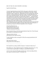 Tài liệu KHI CÁC NHÀ VĂN, NHÀ THƠ DIỄN TẢ ÂM NHẠC . Nguyễn thị Thanh Phương . docx