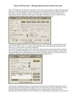 Tài liệu Donar MP3 Recorder - Dễ dàng ghi lại mọi âm thanh từ máy tính pptx