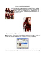 Tài liệu Tách nền cho ảnh dùng MaskPro pptx