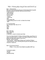 Tài liệu Phương pháp chung để làm một đề thi bố cục ppt