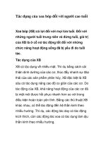 Tài liệu Tác dụng của xoa bóp đối với người cao tuổi ppt