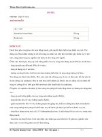 Tài liệu Thuốc điều trị nhồi máu não: Duxil pptx