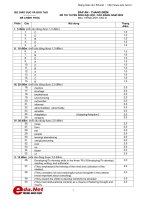 Tài liệu Đáp án đề thi Đại học môn Tiếng Anh khối D 2005 pptx