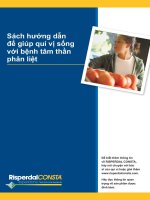 Tài liệu Sách hướng dẫn để giúp quí vị sống với bệnh tâm thần phân liệt docx