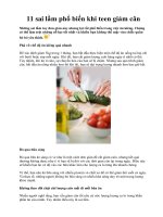 Tài liệu 11 sai lầm phổ biến khi teen giảm cân docx