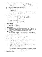 Tài liệu Đề thi và đáp án thi ĐH môn Toán năm 2010 pptx