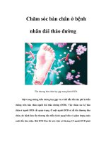 Tài liệu Chăm sóc bàn chân ở bệnh nhân đái tháo đường doc