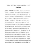 Tài liệu LUYỆN ĐỌC TIẾNG ANH QUA TÁC PHẨM VĂN HỌC-THE ADVENTURES OF HUCKLEBERRY FINN CHAPTER 18 ppt