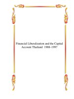 Tài liệu Financial Liberalization and the Capital Account Thailand 1988–1997 doc