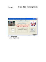 Tài liệu Chương 4: Giao diện chương trình docx