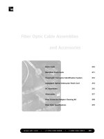 Tài liệu Fiber Optic Cable Assemblies and Accessories pdf