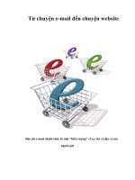Tài liệu Từ chuyện e-mail đến chuyện website pptx