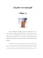 Tài liệu Ung thư vú ở nam giới ( Phần 1 ) docx
