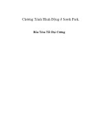 Tài liệu Chương trình hành động ở South Park pptx