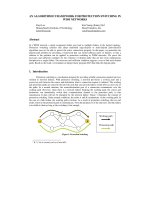 Tài liệu AN ALGORITHMIC FRAMEWORK FOR PROTECTION SWITCHING IN WDM NETWORKS doc