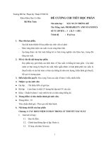 Tài liệu Đề cương chi tiết học phần môn học: Xác suất thống kê pdf