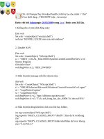 Tài liệu Chỉ với Notepad hay Wordpad bạn đã có thể tự tạo cho mình 1 