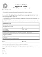 Tài liệu Request for Transfer ppt