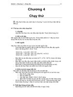 Tài liệu Chương 1 - Chạy thử pptx