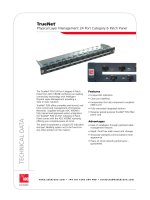 Tài liệu ADC KRONE - Datasheet - Cat 6 - Patch Panel - with Physical Layer Mgmt pdf