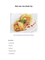 Tài liệu Hải sản rán hành tây ppt