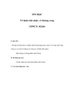 Tài liệu TIN HỌC - Vẽ hình chữ nhật, vẽ đường cong pdf