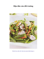 Tài liệu Đậu đũa xào dồi trường doc