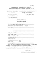 Tài liệu BIỂU MẪU 