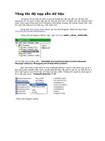 Tài liệu Tăng tốc độ nạp sẵn dữ liệu pdf