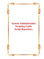 Tài liệu System Administration Scripting Guide Script Repository ppt