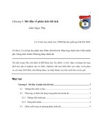 Tài liệu Cơ sở hóa học phân tích- mở đầu về phân tích thể tích Lâm Ngọc Thụ doc