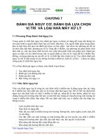 Tài liệu Giáo trình quản lý chất thải nguy hại P7 doc