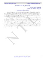 BÀI TOÁN VỀ CÁC GIÁ TRỊ TỨC THỜI MẠCH DAO ĐỘNG RLC