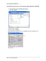 Tài liệu Giáo trình thực hành ORCAD docx