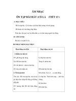 Tài liệu Âm nhạc - ÔN TẬP BÀI HÁT :CÒ LẢ pptx