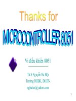 Tài liệu Vi điều khiển 8051_chương 1 pdf