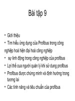 Tài liệu Mạng truyền thông công nghiệp - Bài 9 doc