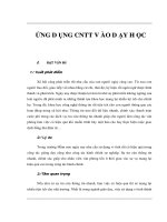 Tài liệu ỨNG DỤNG CNTT VÀO DẠY H ỌC pptx